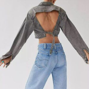 URBAN OUTFITTERS BDG Davidson Cropped Cutout Top NWT Size M